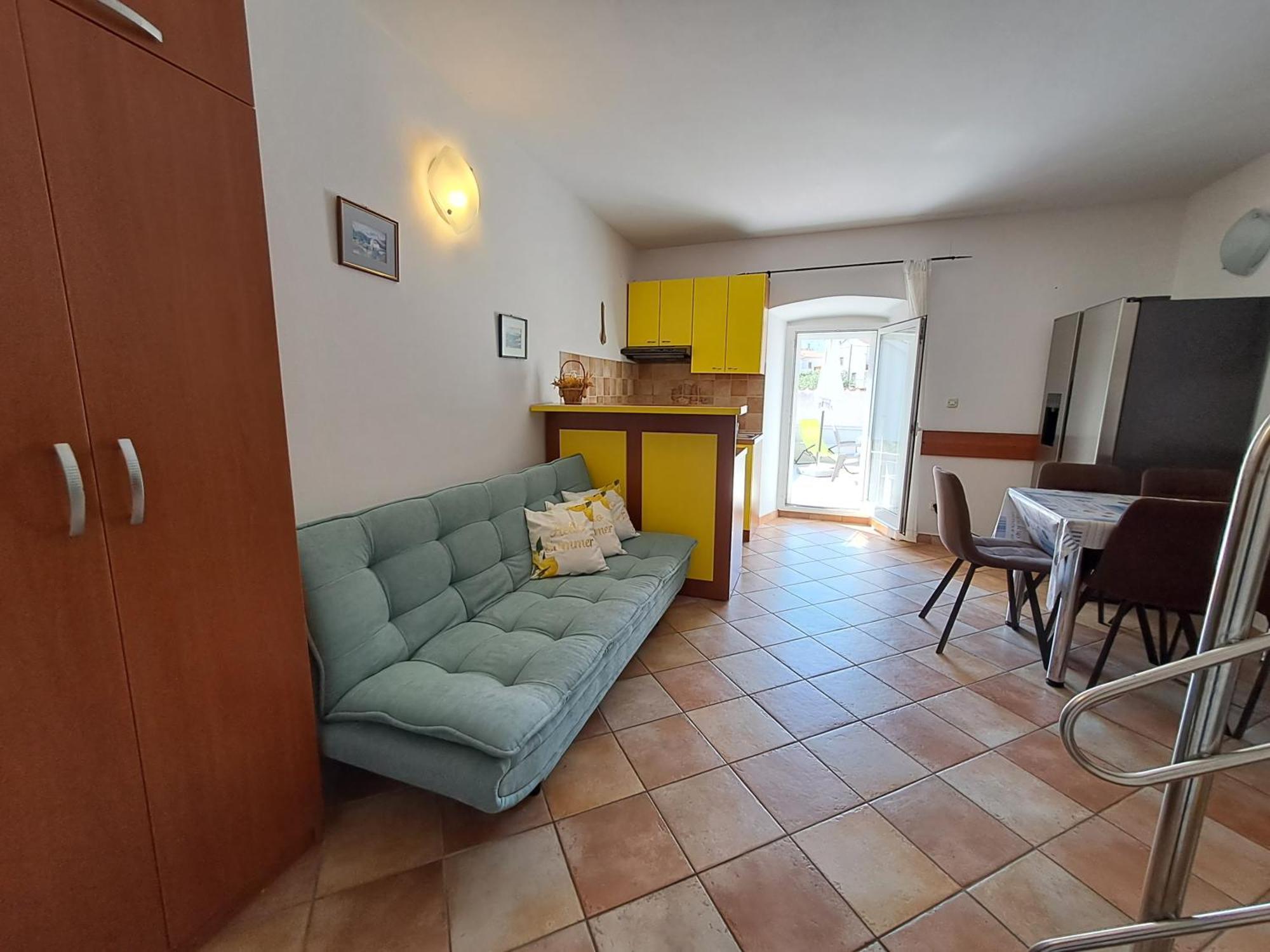 Greta Apartman Vrbnik Kültér fotó